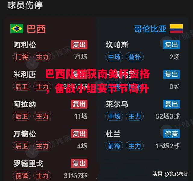 德信体育app下载-巴西队斩获南美杯资格,备战小组赛节节高升-第1张图片-德信体育 德信体育app下载-巴西队斩获南美杯资格,备战小组赛节节高升-第1张图片-德信体育